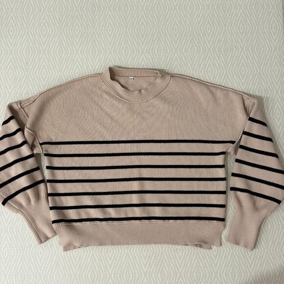 Striped Sweater Size Large - Picture 1 of 3